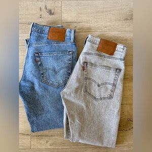 2 pack Levi’s jeans blue and gray 30 x 30